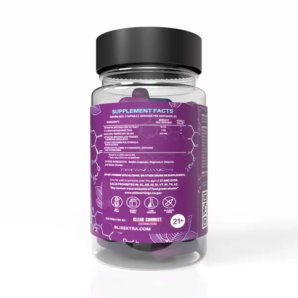 Bliss Edge 7OH Capsules - 20 Count | Premium Wellness Support - Image 2